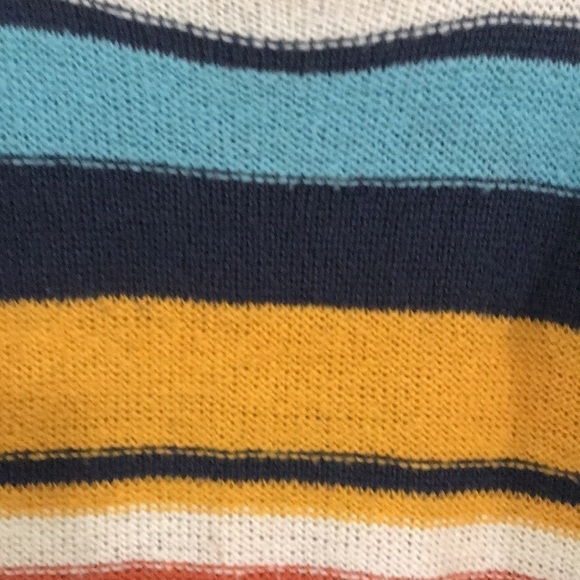 Skies in sparrow striped sweater size L multicolor E - Picture 2 of 5